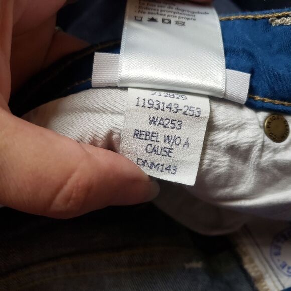 PAIGE Jimmy Jimmy Rebel skinny jeans - Size 28 Dark Wash - Picture 6 of 12